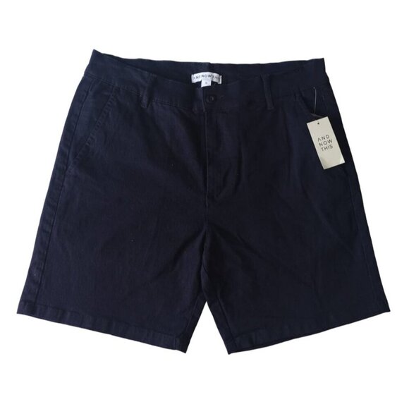 AND NOW THIS, Cotton and Spandex Shorts, Dark Blue, for Men, Size 32. NWT - Picture 2 of 8